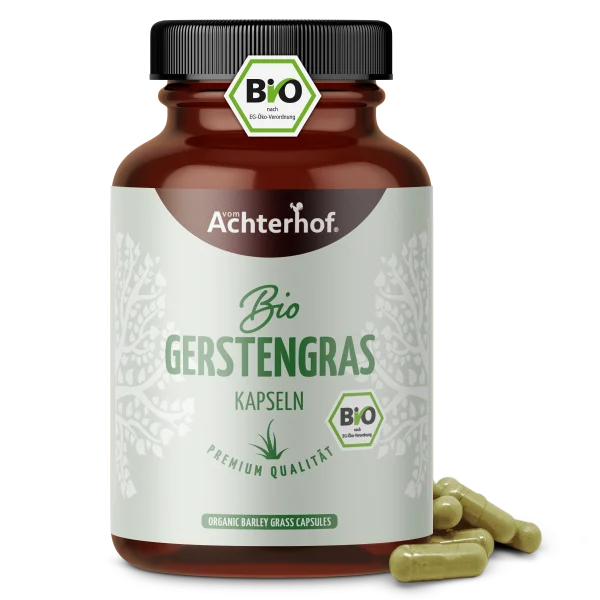 vom Achterhof BIO Gerstengras Kapseln 180 Kapseln