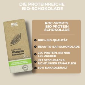 roc sports bio protein schokolade eiweiss wenig-zucker proteinreiche nachspeise LebensForm24