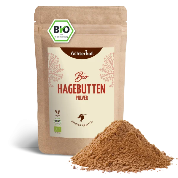 vom Achterhof Bio Hagebuttenpulver LebensForm24