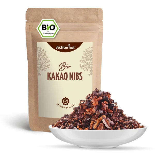 vom Achterhof Bio kakao Nibs 200g LebensForm24