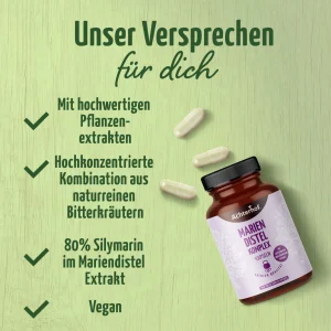 vom Achterhof Mariendistel Kapseln 180 Kapseln – Bild 5