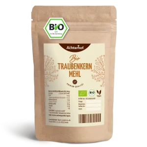 vom Achterhof BIO Traubenkernmehl 500g – Bild 2