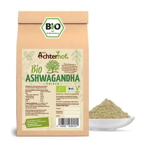vom Achterhof BIO Ashwagandha Pulver 250g