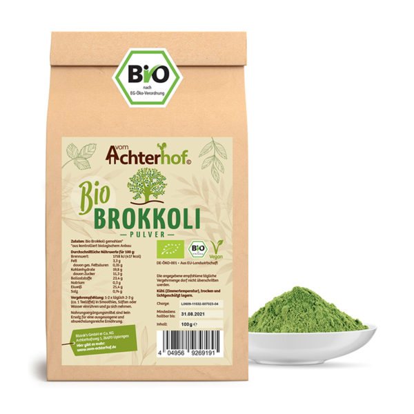 vom Achterhof BIO Brokkoli Pulver 100g