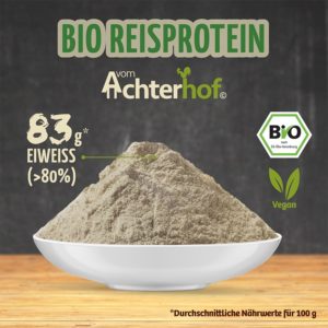 vom Achterhof BIO Reisprotein 250g – Bild 2