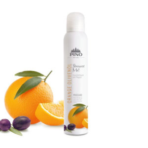 Pino Shower Me Duschschaum Orange Olivenöl 200 ml