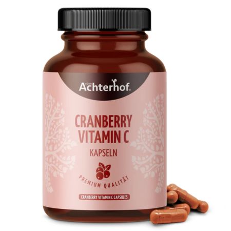 vom Achterhof Cranberry Vitamin C Kapseln 180 Kapseln