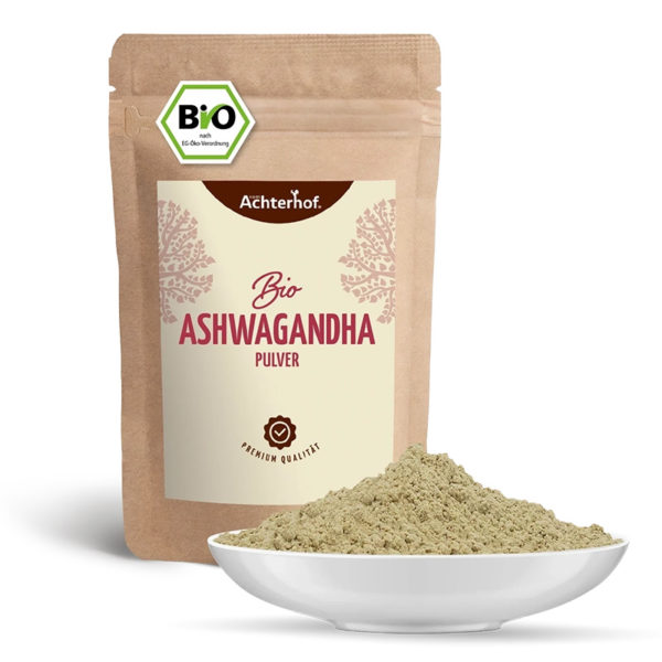 vom Achterhof Bio Ashwagandha Pulver LebensForm24