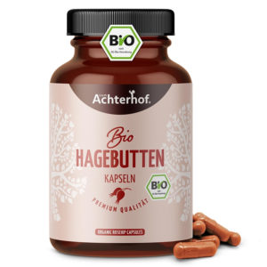 vom Achterhof Bio Hagebutten Kapseln LebensForm24