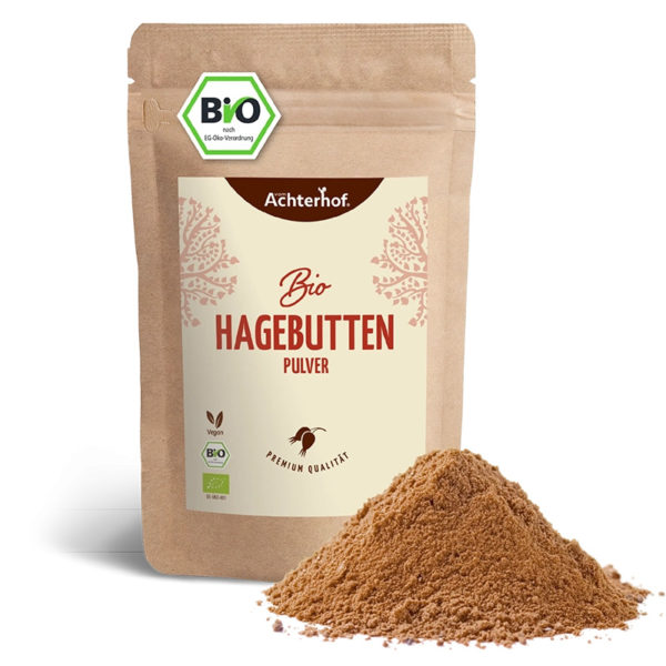 vom Achterhof Bio Hagebuttenpulver LebensForm24