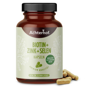 vom Achterhof Biotin Zink Selen 120 Kapseln LebensForm24