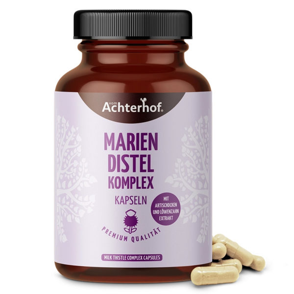 vom Achterhof Mariendistel Kapsel 180 Kapseln LebensForm24