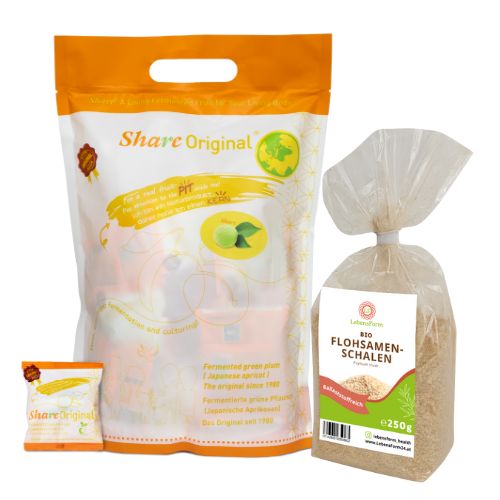 LebensForm Bundle Share Pflaume und Flohsamenschalen