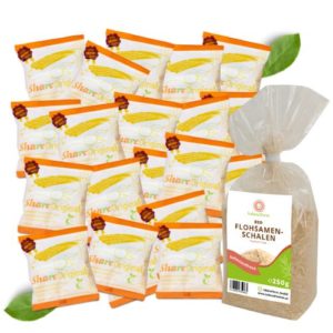 LebensForm PREMIUM Eigenmarke - 20 Stück Share Original fermentierte Pflaume + Bio Flohsamenschalen 250g