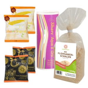 Share Original Trio, Share Pflaume 2 Stk Share Pomelozzini 2 Stk und Share Aqua d’Oro 1 Stk - LebensForm